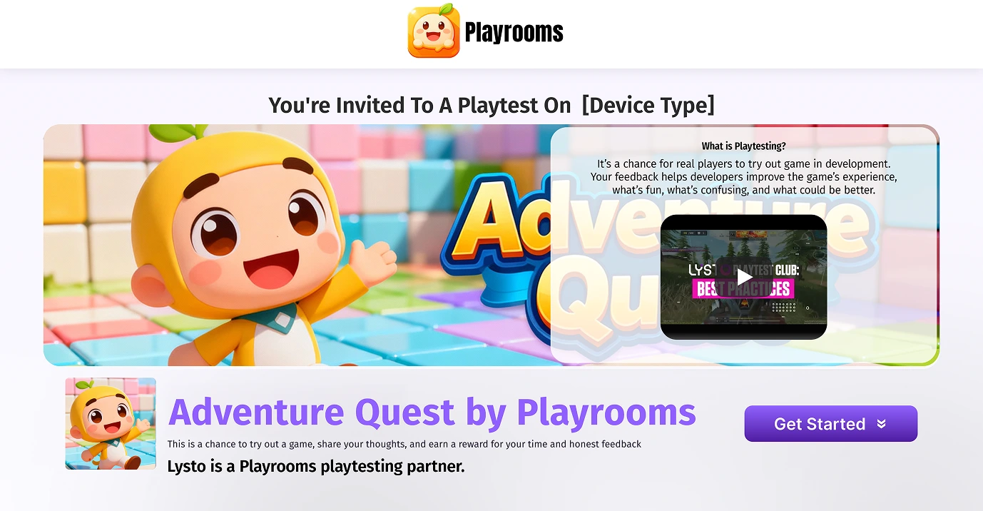 in-house player playtesting workflow